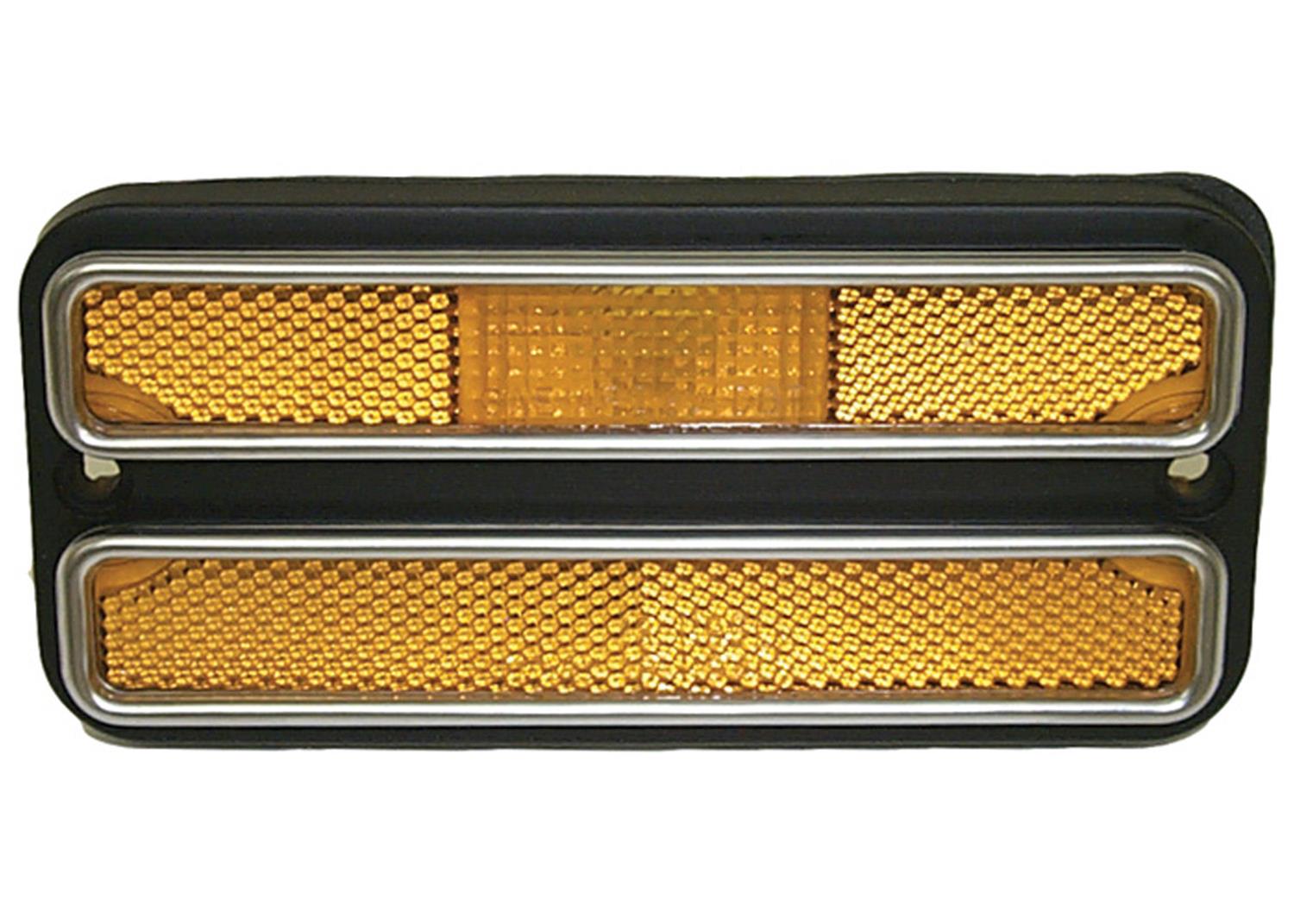 Brothers Trucks Side Marker Light Assemblies SMADKIT Assemblies, Stock Lens Style, Rectangular, Amber Lens, Chevrolet, GMC, Kit
