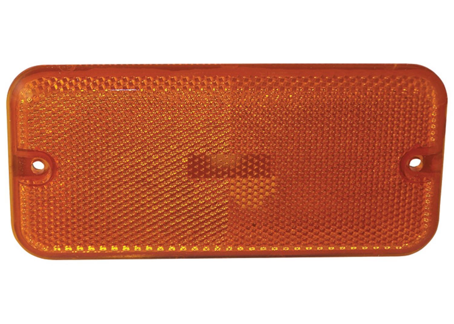 Brothers Trucks Side Marker Light Assemblies SMAV2AM Assemblies, Flushmount Lens Style, Rectangular, Amber Lens, Left or Right Side, Chevrolet, GMC, Each