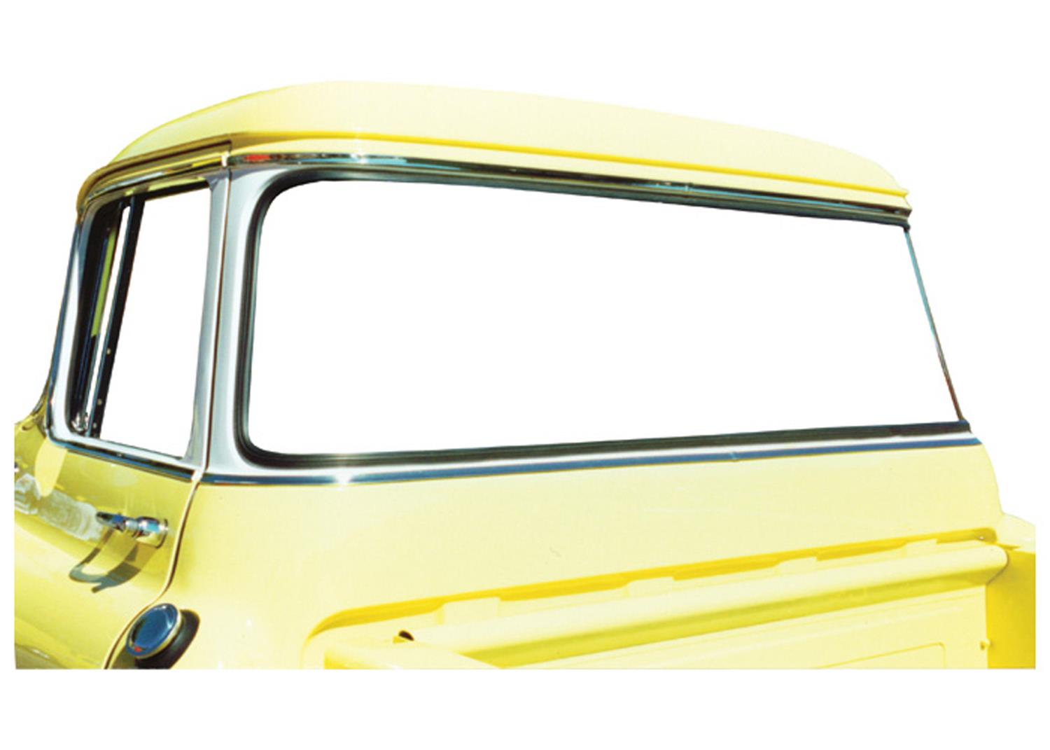 Brothers Trucks Window Trim Moldings SST5559 1955-59 CHEVY/GMC STAINLESS CAB TRIM
