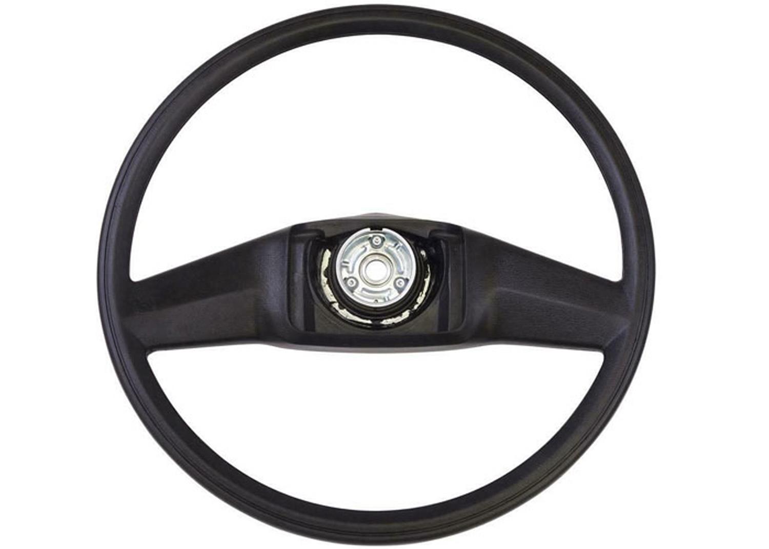 Brothers Trucks Steering Wheels STR87STBLACK Wheels, Standard Design, 2-spoke, Black Plastic Grip and Spokes, Stock Diameter, Chevrolet, GMC, Each