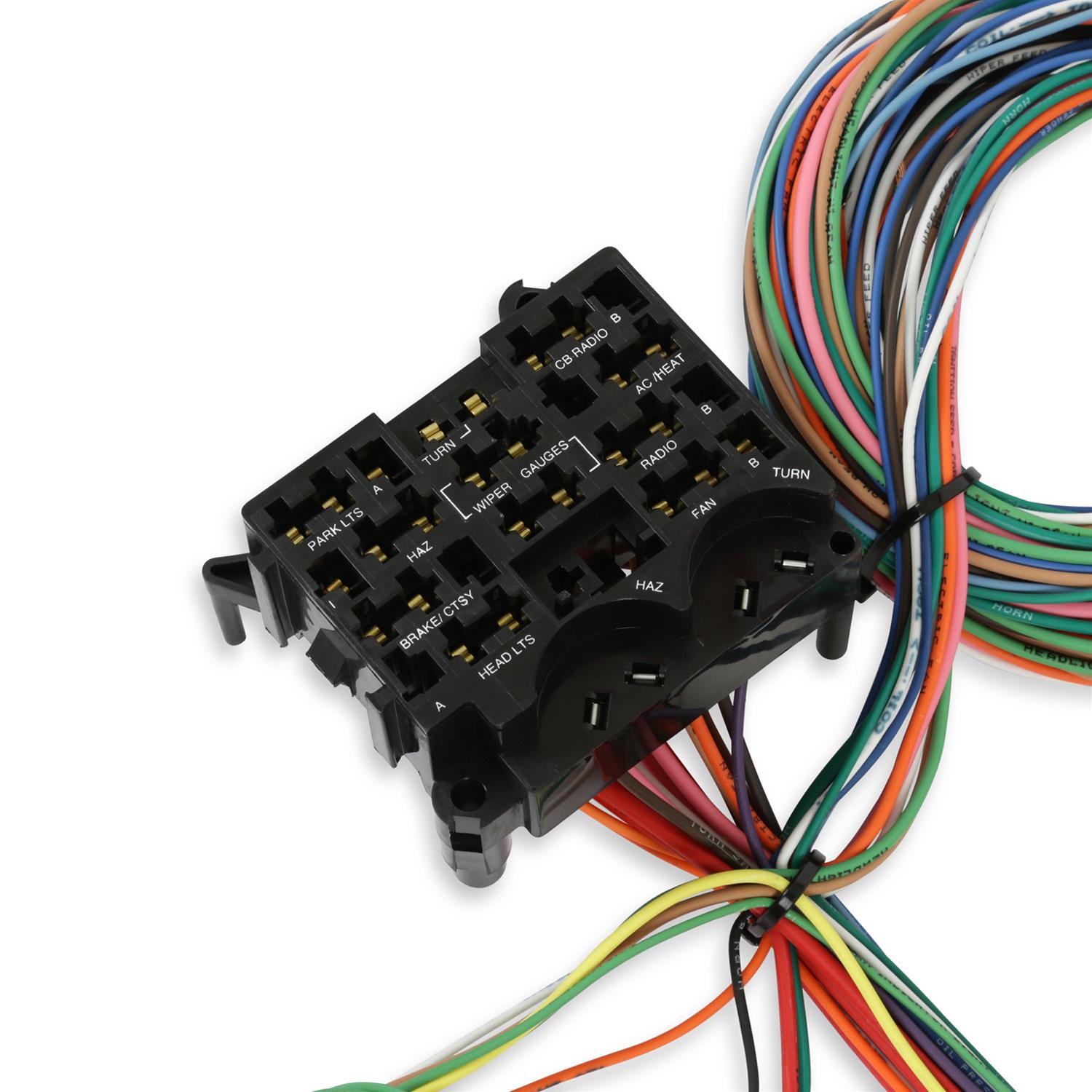 Brothers Trucks Wiring Harnesses UWH0012 47-87 CHVY "STD 13" CIRCUIT WIRING HARN thumbnail 2