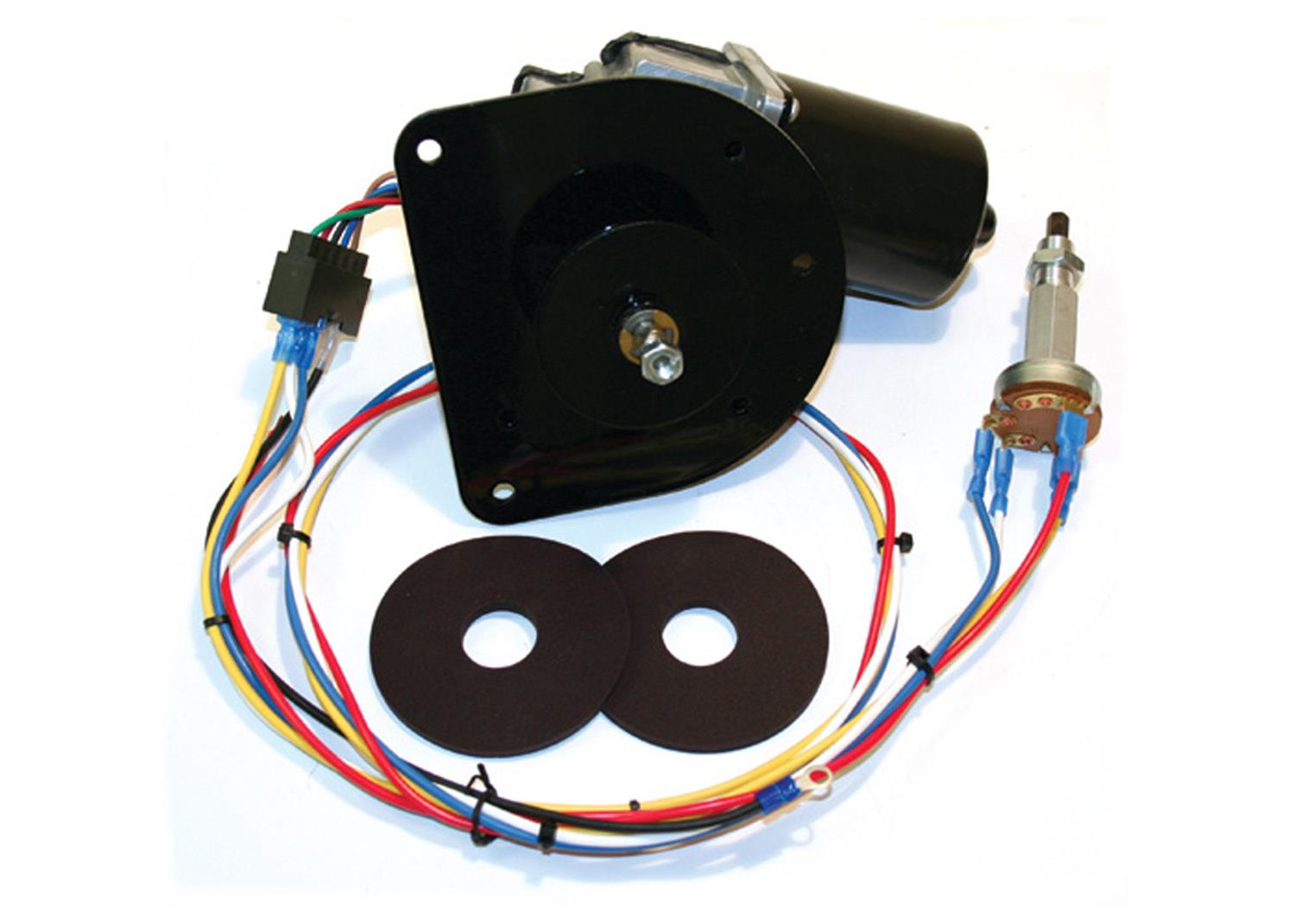 Brothers Trucks Electric Windshield Wiper Conversion Kits WPM6066FLAT Motors, Kits, Fits Models Equipped with A Flat Firewall Only, Front, Chevrolet, GMC, Kit thumbnail 2