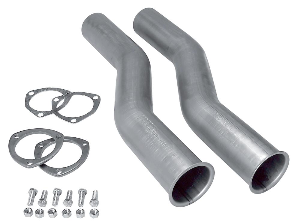 Hedman Universal Header X-Tensions 18715 Exhaust Pipe Extension; X-Tension; Exhaust Pipe Extension; Uni-Fit; 2.5 in. Tube; 2.5 in. Flanges