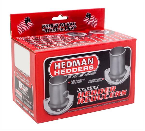 Hedman Header Reducers with 2 Inch Outlet 21111 Reducers, Steel, Slip-On, 1/2 in. Primary Tube Diameter, 2.00 in. Collector Diameter, Pair