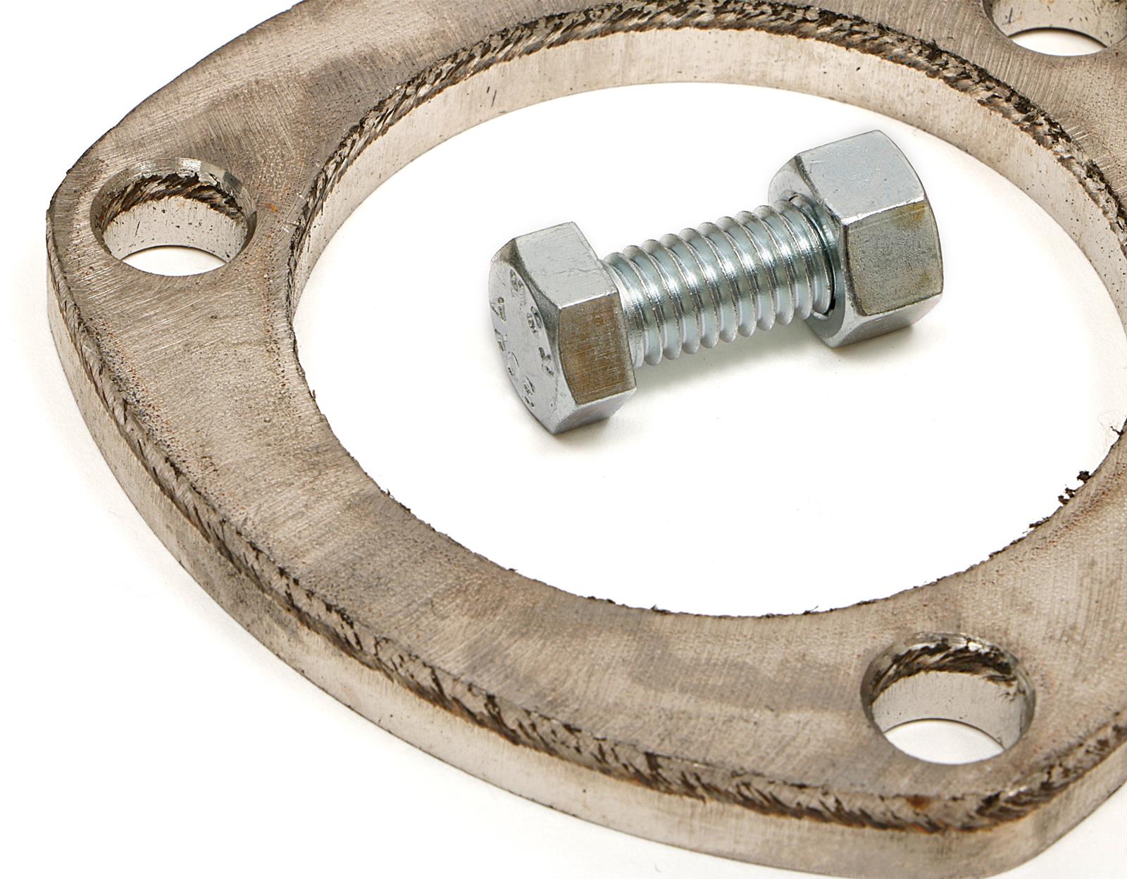 Hedman Header Reducers with 2.5 Inch Outlet 22105 Reducers, 2.50 in. Inlet, 2.50 in. Outlet, 3-Bolt Flange, Stainless Steel, Natural, Includes, Flanges, Gaskets, Hardware, Kit thumbnail 2