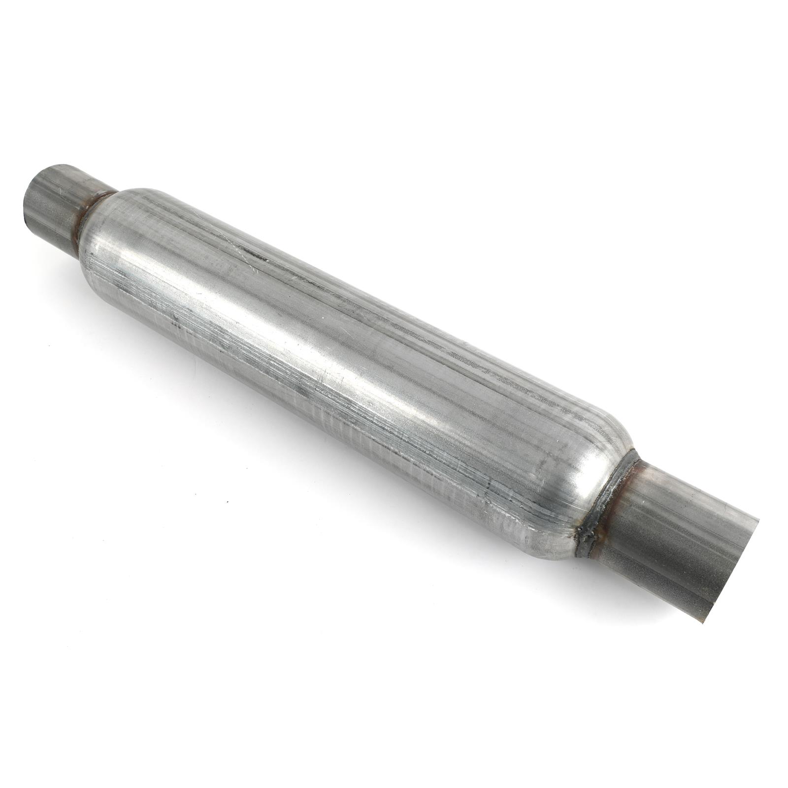 Hedman Glass Pack Steel 2.5 Inch Muffler 25013 Muffler, Pack, 2 1/2 in. Inlet/2 1/2 in. Outlet, Steel, Aluminized, Each thumbnail 2