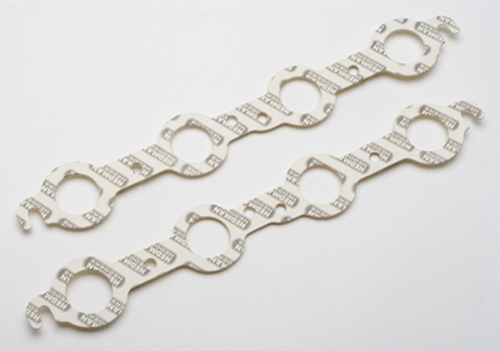 Hedman Header Gaskets 27470 Exhaust Gaskets, Header, High-Temperature, Round Port, Chevy, GMC, Hummer, Pontiac, LS, Pair thumbnail 2