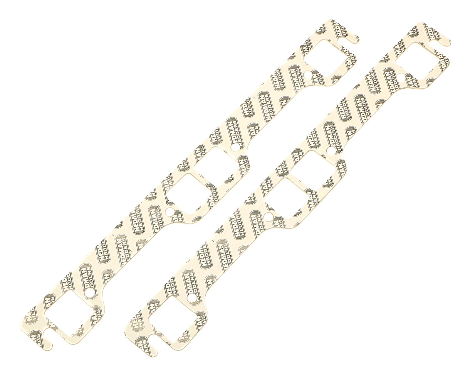 Hedman Header Gaskets 27510 Exhaust Gaskets, Header, Acrylic Bound Paper, Square Port, Chevy, Small Block, Pair thumbnail 2