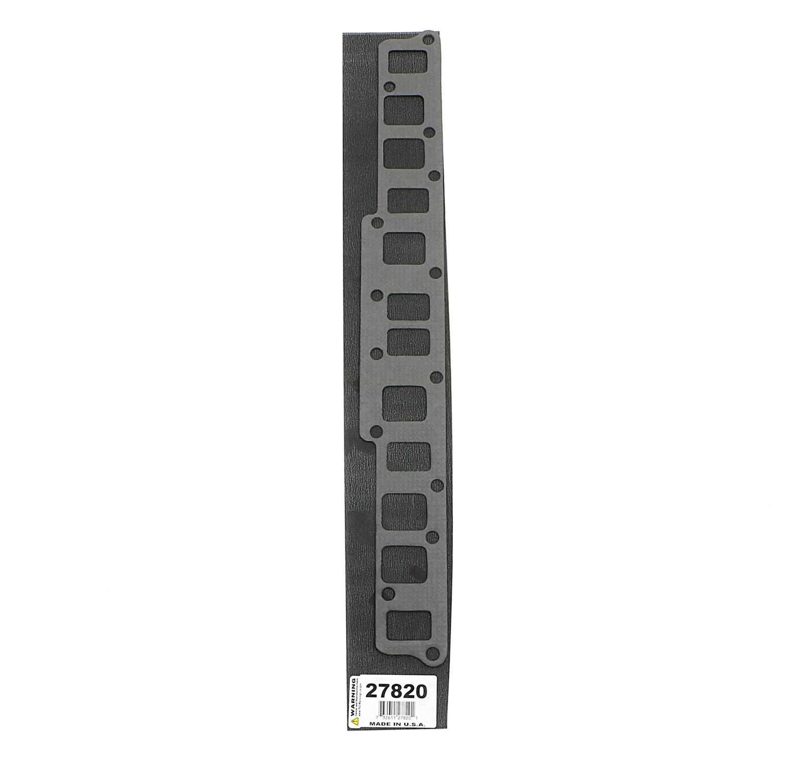 Hedman Header Gaskets 27820 Exhaust Gaskets, Header, High-Temperature, Stock Port, AMC, Jeep, Inline 6-Cylinder, Pair