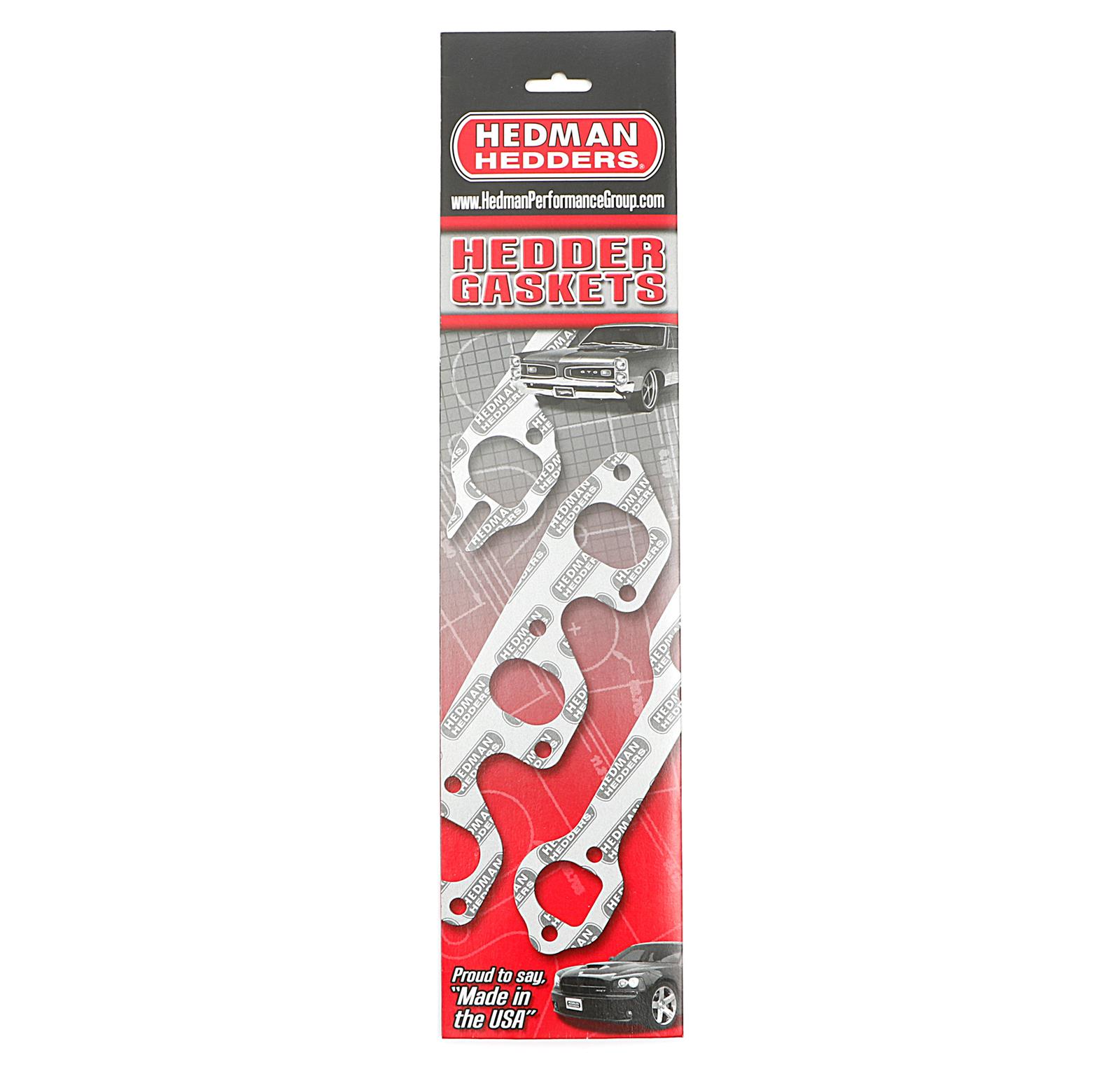 Hedman Header Gaskets 27960 Exhaust Gasket, Header, Acrylic Bound Paper, Stock Port, GM, 4-Cylinder, 2.5L, 151, Each