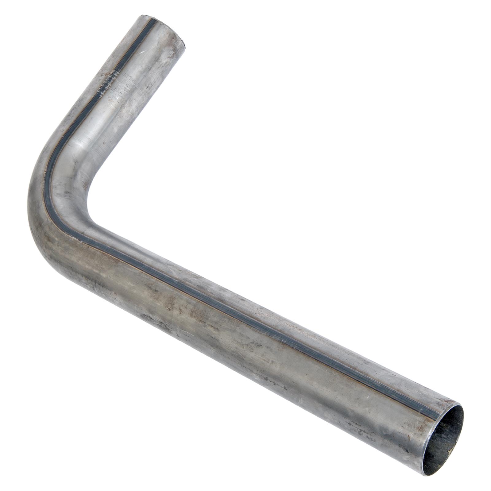 Hedman 90 Degree Mandrel Bends 2 Inch Steel Exhaust Pipe 29018 Tubing, Degree, Bend, in. Diameter, 3.00 in. Radius, 16-Gauge, Steel, Natural, Each