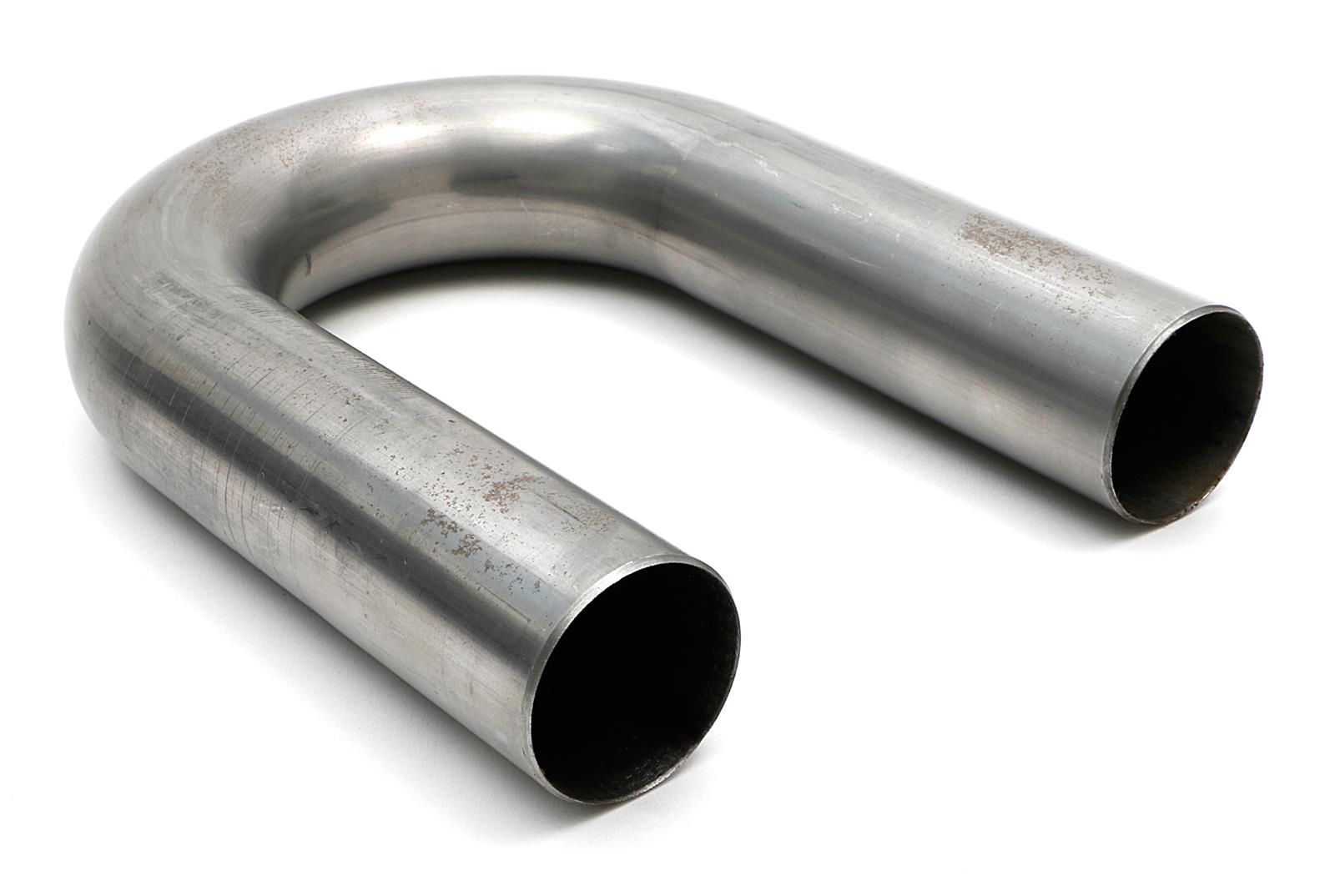 Hedman 180 Degree Mandrel Bends 2 Inch Steel Exhaust Pipe 29022 Tubing, Degree, Bend, in. Diameter, 3.00 in. Radius, 16-Gauge, Steel, Natural, Each thumbnail 2