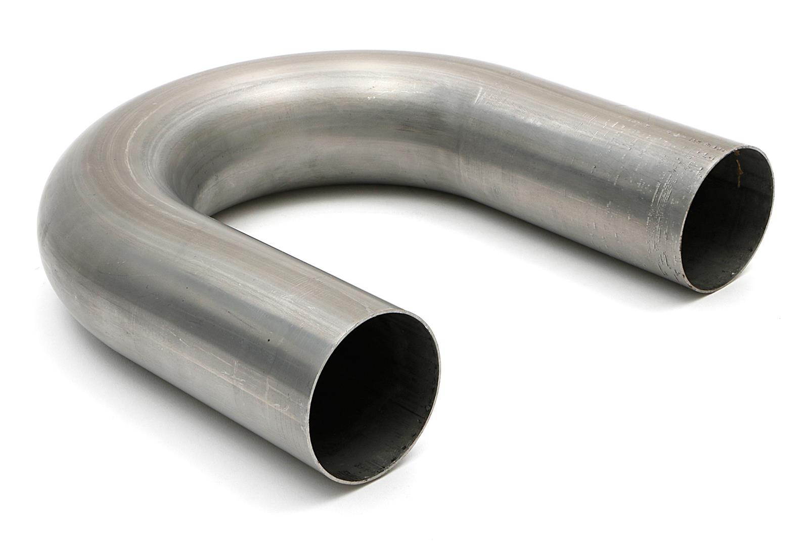 Hedman 180 Degree Mandrel Bends 3 Inch 304 Stainless Steel Exhaust Pipe 29062 Tubing, Degree, Bend, in. Diameter, 4.50 in. Radius, 16-Gauge, Steel, Natural, Each thumbnail 2
