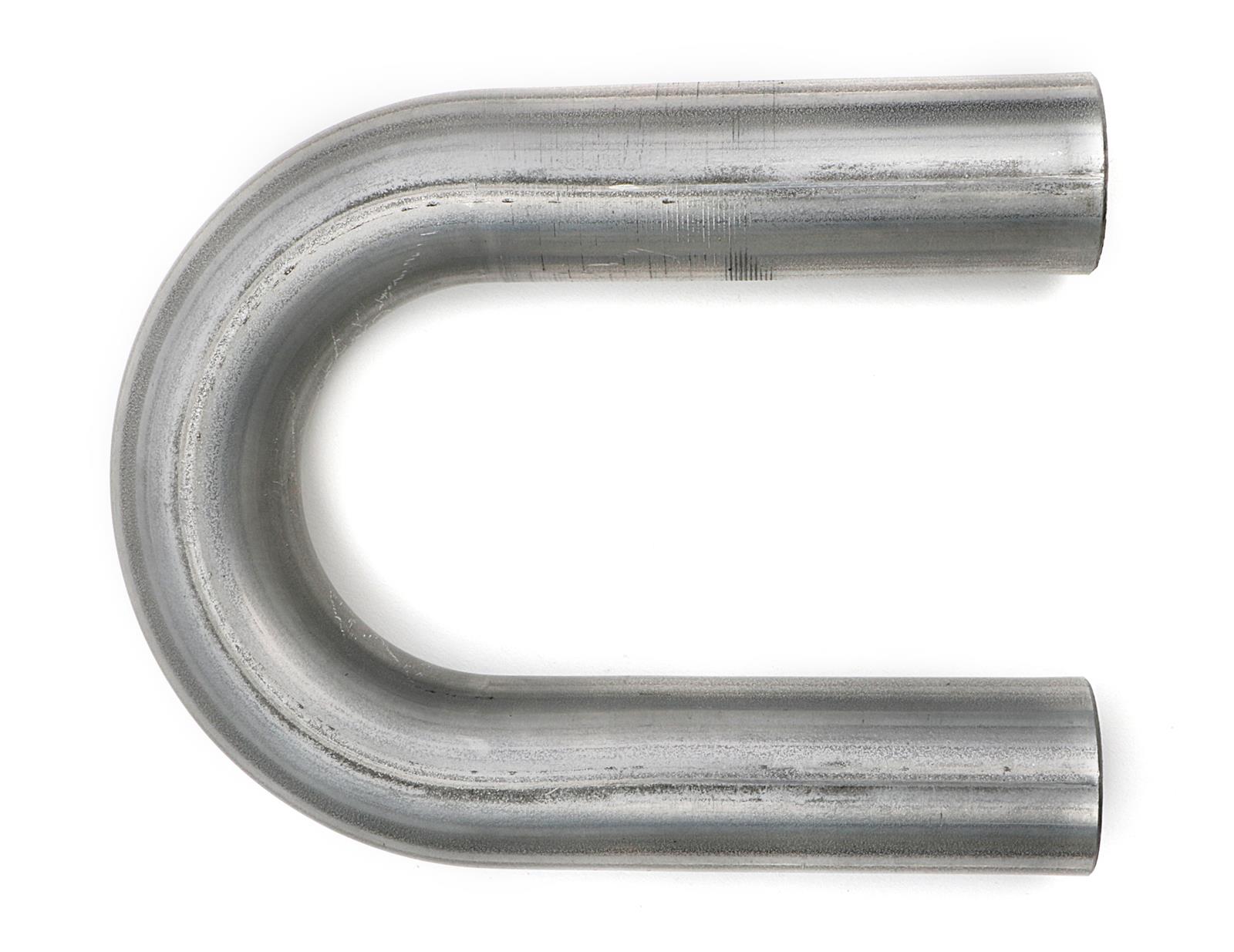 Hedman 180 Degree Mandrel Bends 1.5 Inch Steel Exhaust Pipe 29004 Tubing, Degree, Bend, 1 1/2 in. Diameter, 2 in. Radius, 16-Gauge, Steel, Natural, Each
