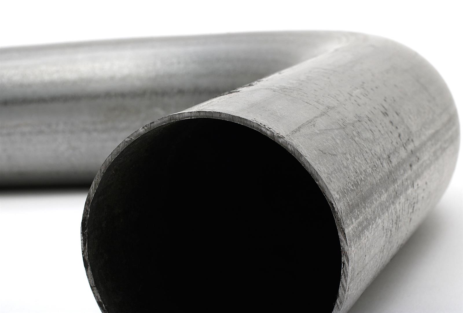 Hedman 90 Degree Mandrel Bends 2.25 Inch Steel Exhaust Pipe 29066 Tubing, Degree, Bend, 2 1/4 in. Diameter, 4.00 in. Radius, 16-Gauge, Steel, Aluminized, Each