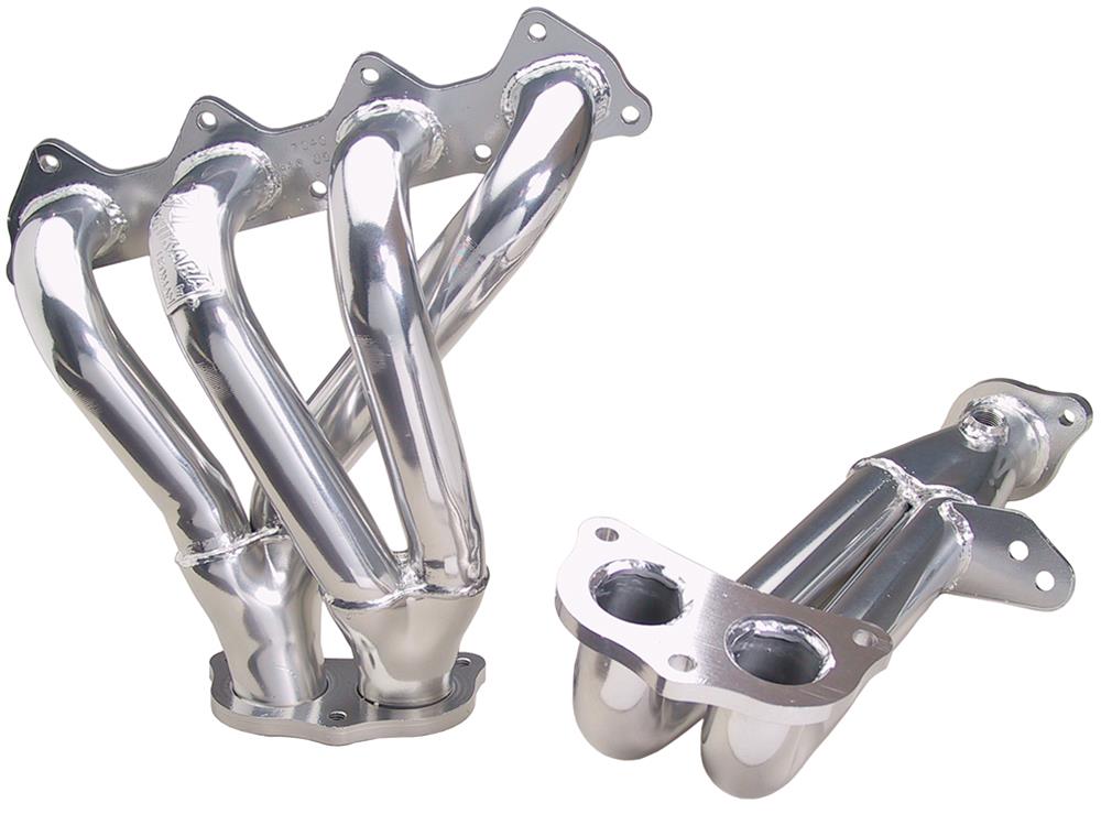 Hedman Street Headers 37046 Header, Street, Long Tube, Steel, Silver Ceramic Coated, for use on Honda®, 1.6L, L4, Each thumbnail 2
