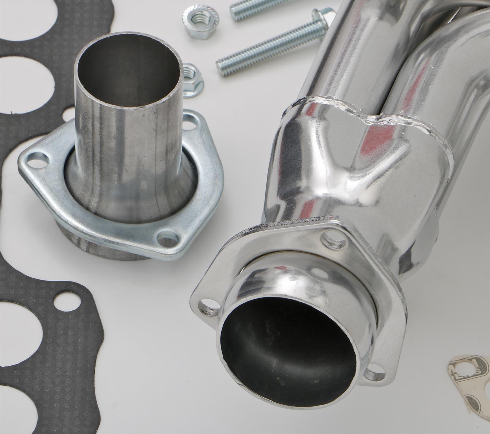 Hedman Street Headers 39496 Header, Street, Mid-Length, Steel, Silver Ceramic Coated, Toyota, 2.4L, Each thumbnail 4