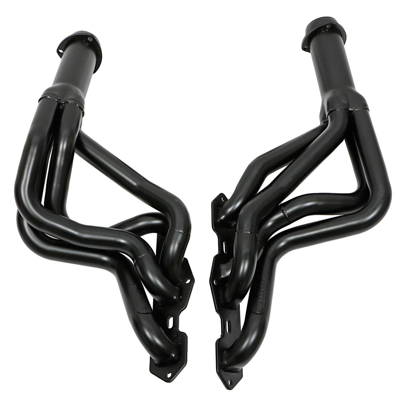 Hedman Street Headers 58193 Headers, Street, Long Tube, Steel, Black Ceramic Coated, Oldsmobile, Pair thumbnail 2