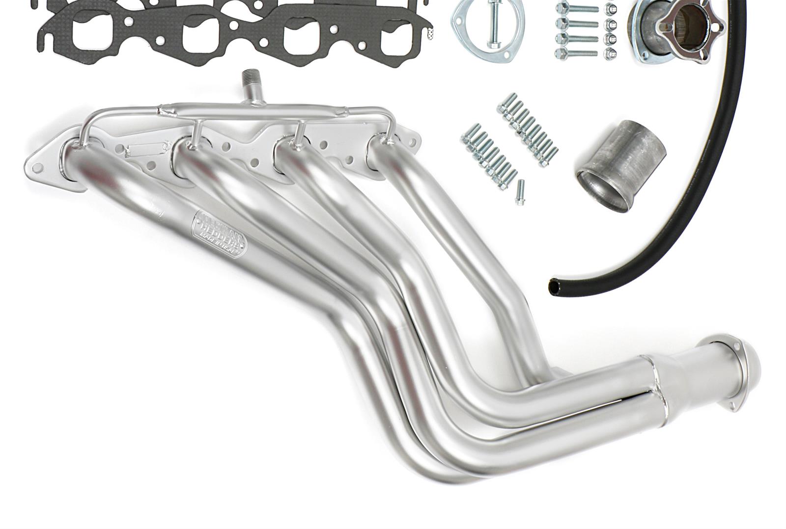 Hedman Elite Extreme-Duty Headers 61198 Headers, Extreme-Duty, Long Tube, Steel, Silver Ceramic Coated, Chevy, Pair thumbnail 3