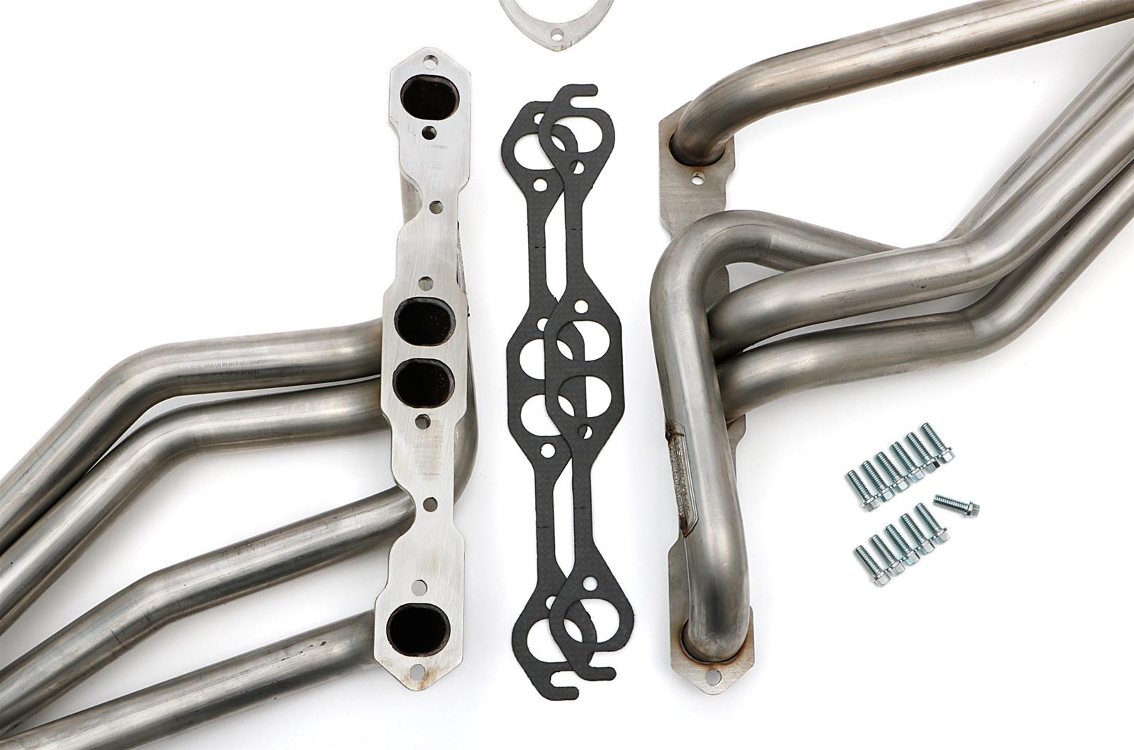 Hedman 304 Stainless Steel Headers 62090 Headers, Long Tube, Steel, Natural, Chevy, GMC, Small Block, Pair thumbnail 3