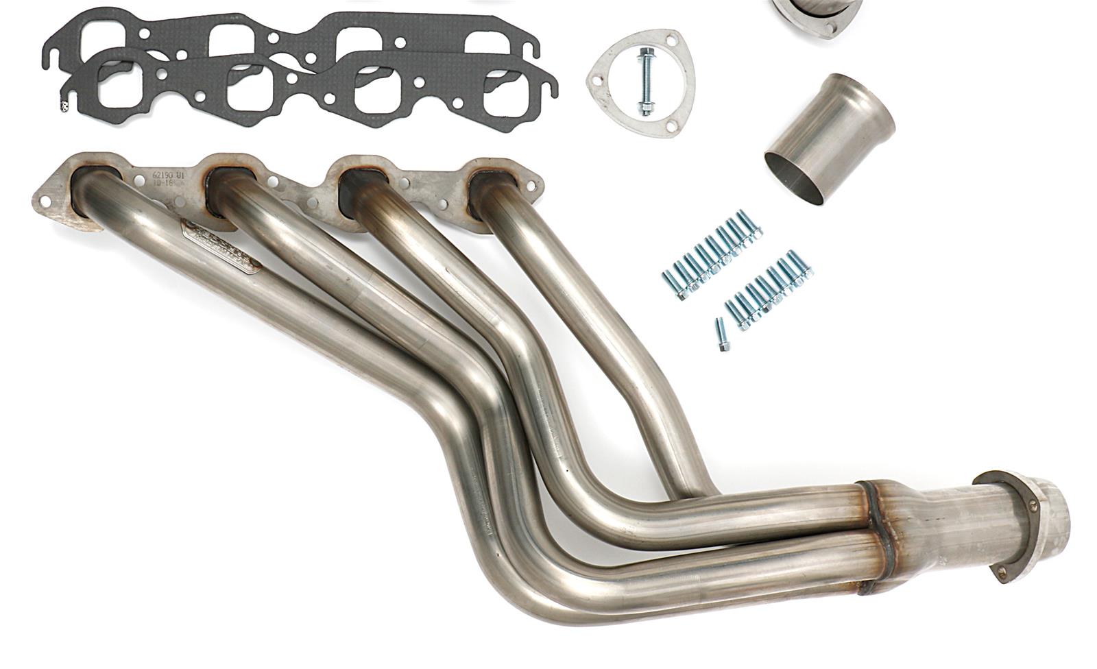 Hedman 304 Stainless Steel Headers 62190 Headers, Long Tube, Steel, Natural, Chevy, Big Block, Pair thumbnail 3
