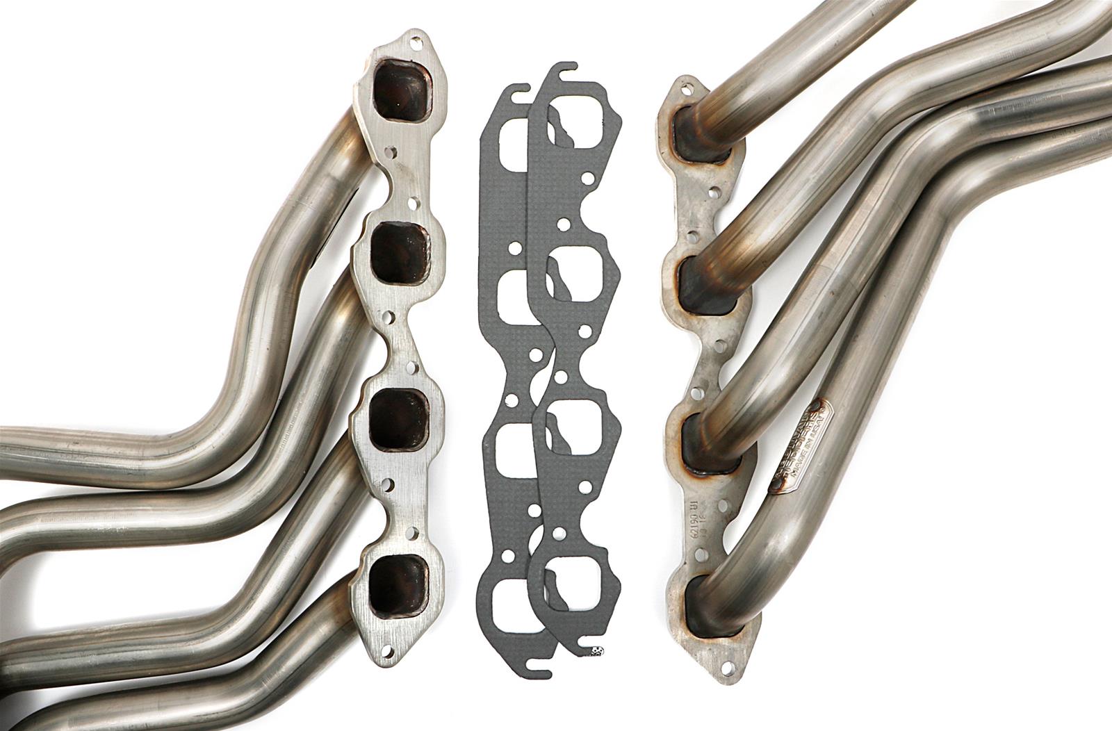 Hedman 304 Stainless Steel Headers 62190 Headers, Long Tube, Steel, Natural, Chevy, Big Block, Pair thumbnail 2