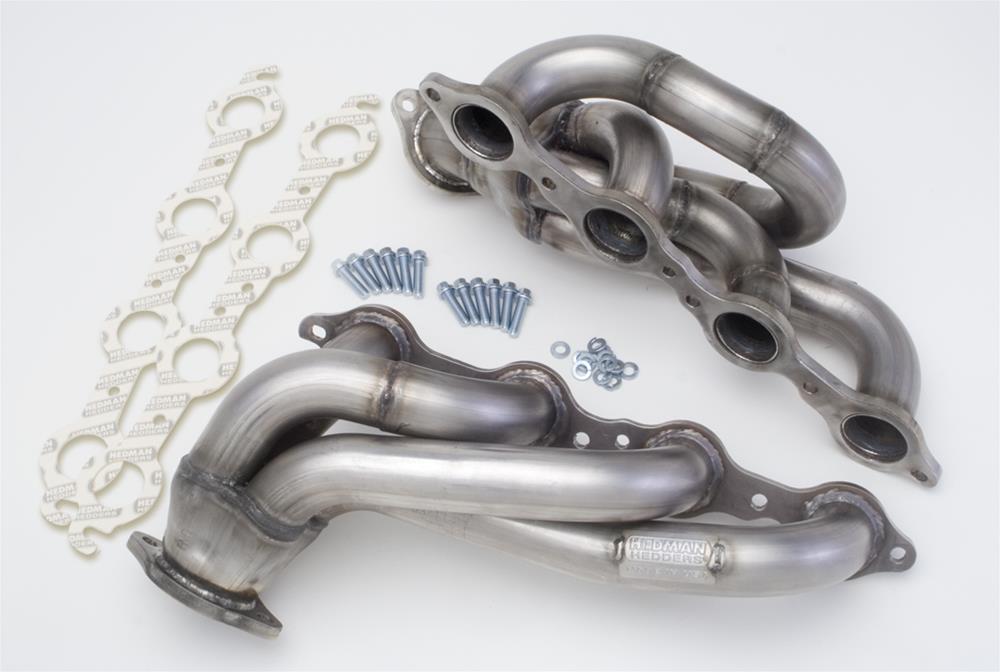 Hedman 304 Stainless Steel Headers 62560 Headers, Shorty, Steel, Natural, Chevy, 6.2L, Pair thumbnail 2