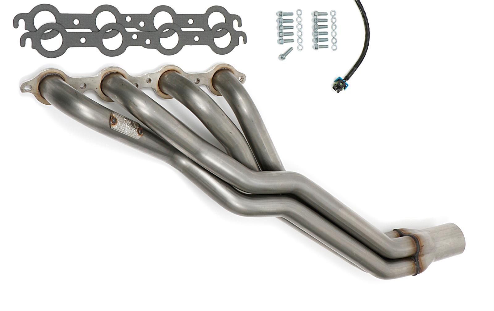 Hedman 304 Stainless Steel Headers 62570 Headers, Long Tube, Steel, Natural, Chevy, 6.2L, Pair thumbnail 3