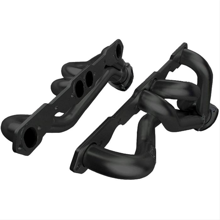 Hedman 304 Stainless Steel Headers 62603 Headers, Mid-Length, Steel, Black Ceramic Coated, Buick, Chevy, Pair thumbnail 4