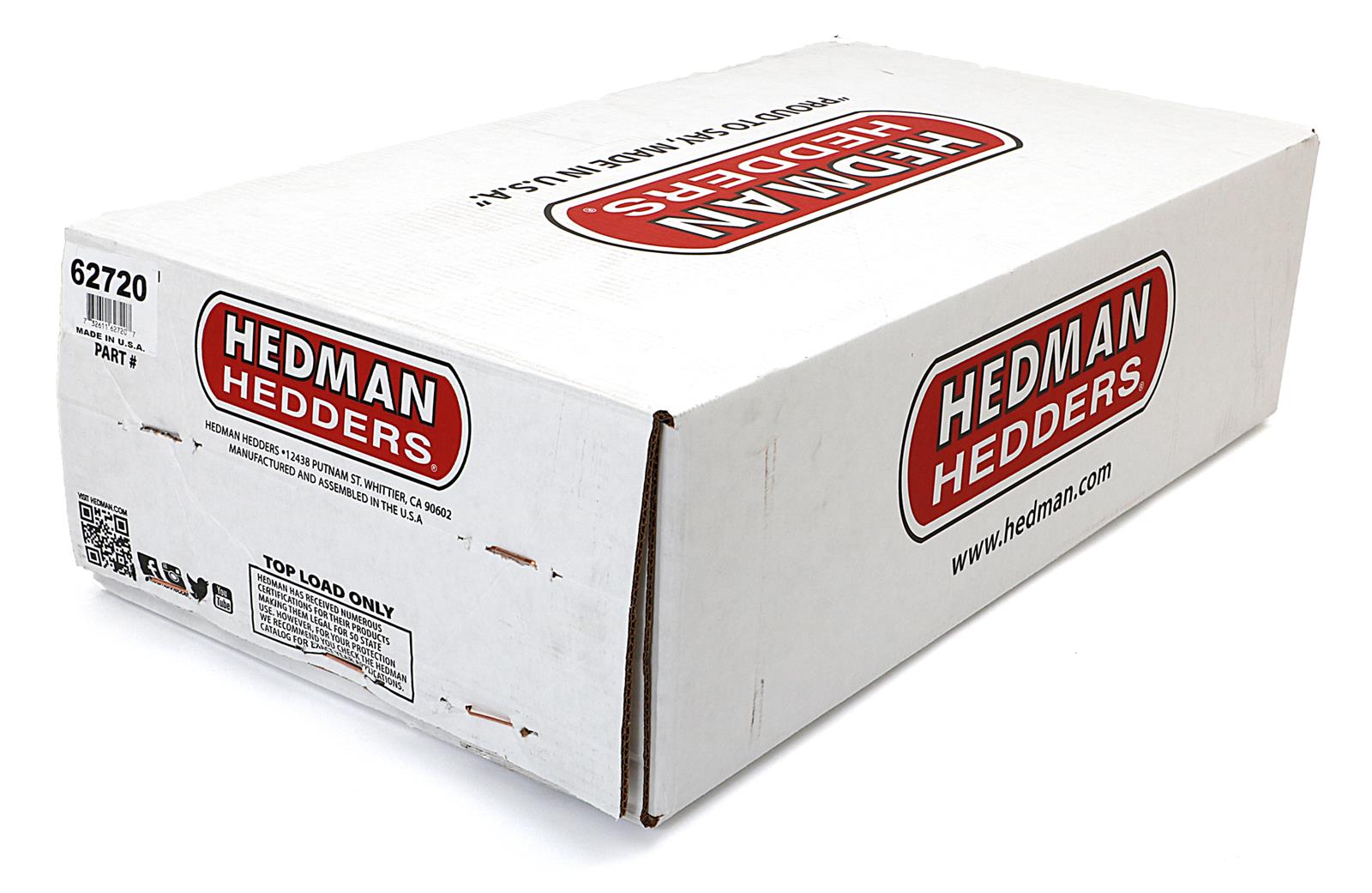 Hedman 304 Stainless Steel Headers 62720 Headers, Mid-Length, Steel, Natural, Chevrolet, Pontiac, Gen III/IV LS, Pair thumbnail 4