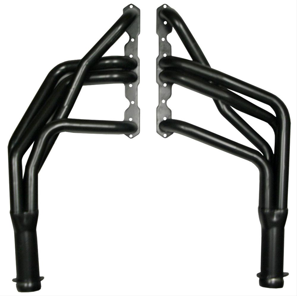 Hedman Street Headers 63003 Headers, Street, Long Tube, Steel, Black Ceramic Coated, Chevy, Small Block, Pair thumbnail 7