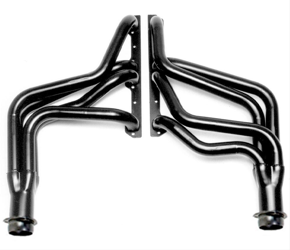 Hedman Street Headers 63104 Headers, Street, Long Tube, Steel, Black Ceramic Coated, Chevy, Small Block, Pair thumbnail 3