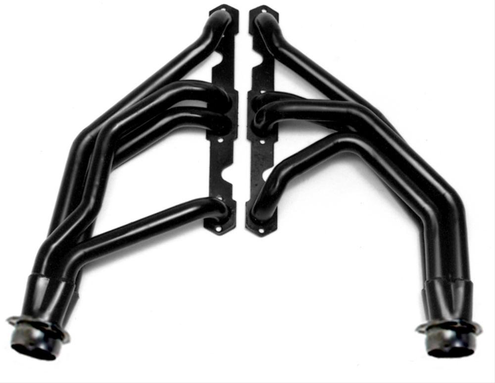 Hedman Elite Extreme-Duty Headers 63168 Headers, Extreme-Duty, Long Tube, Steel, Black Ceramic Coated, Chevy, Small Block, Pair thumbnail 3