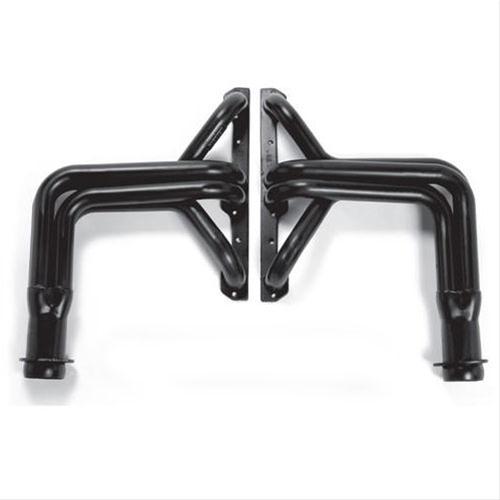 Hedman Street Headers 63307 Headers, Street, Long Tube, Steel, Black Ceramic Coated, Chevy, 327, 350, Pair thumbnail 3
