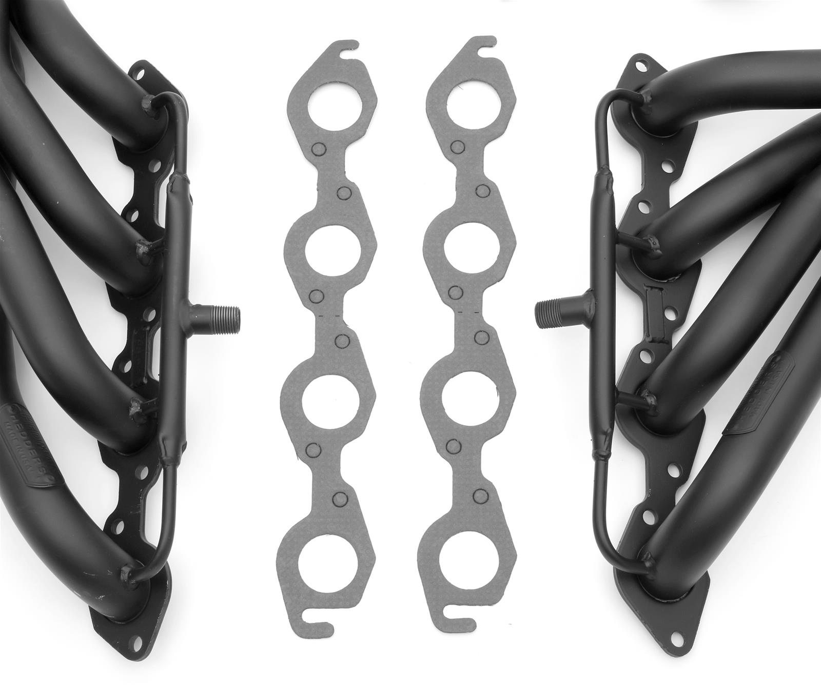 Hedman Street Headers 63611 Headers, Street, Mid-Length, Steel, Black Ceramic Coated, Chevy, Big Block, Pair thumbnail 3