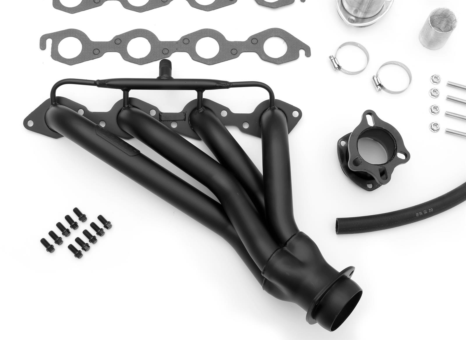 Hedman Street Headers 63611 Headers, Street, Mid-Length, Steel, Black Ceramic Coated, Chevy, Big Block, Pair thumbnail 2
