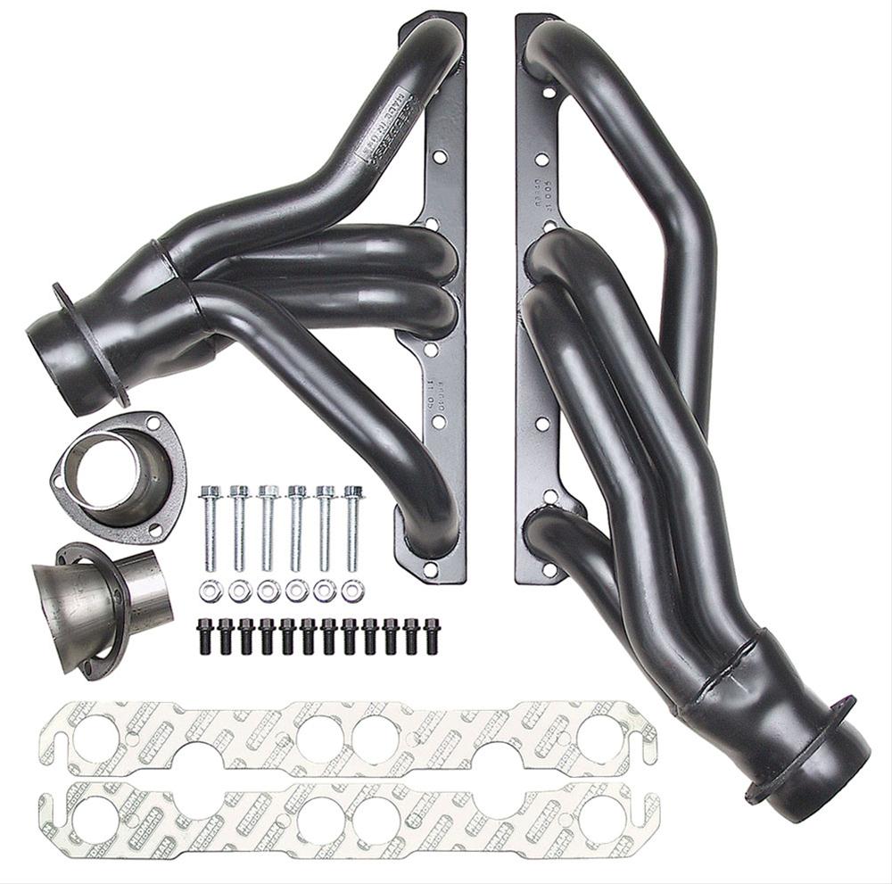 Hedman Elite Extreme-Duty Headers 63648 Headers, Extreme-Duty, Mid-Length, Steel, Black Ceramic Coated, Chevy, Small Block, Pair