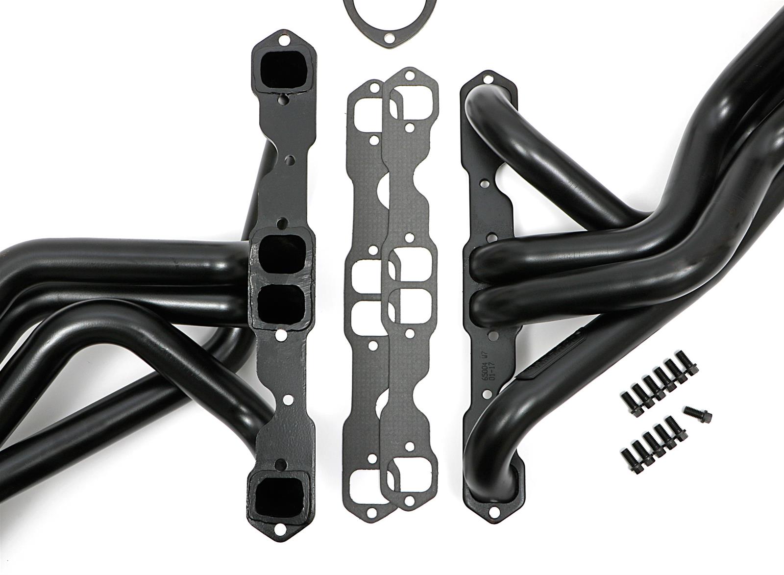 Hedman Street Headers 65004 Headers, Street, Long Tube, Steel, Temporary Paint, Chevy, Small Block, Pair thumbnail 2