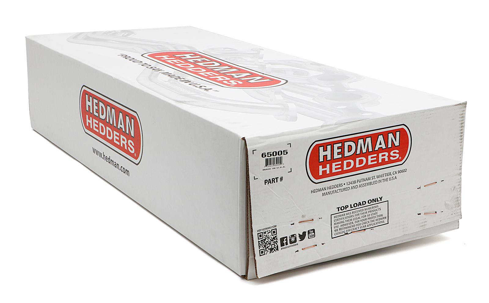 Hedman Specialty and Engine Swap Headers 65005 Headers, Swap, Long Tube, Steel, Temporary Paint, Chevy, Big Block, Pair thumbnail 5