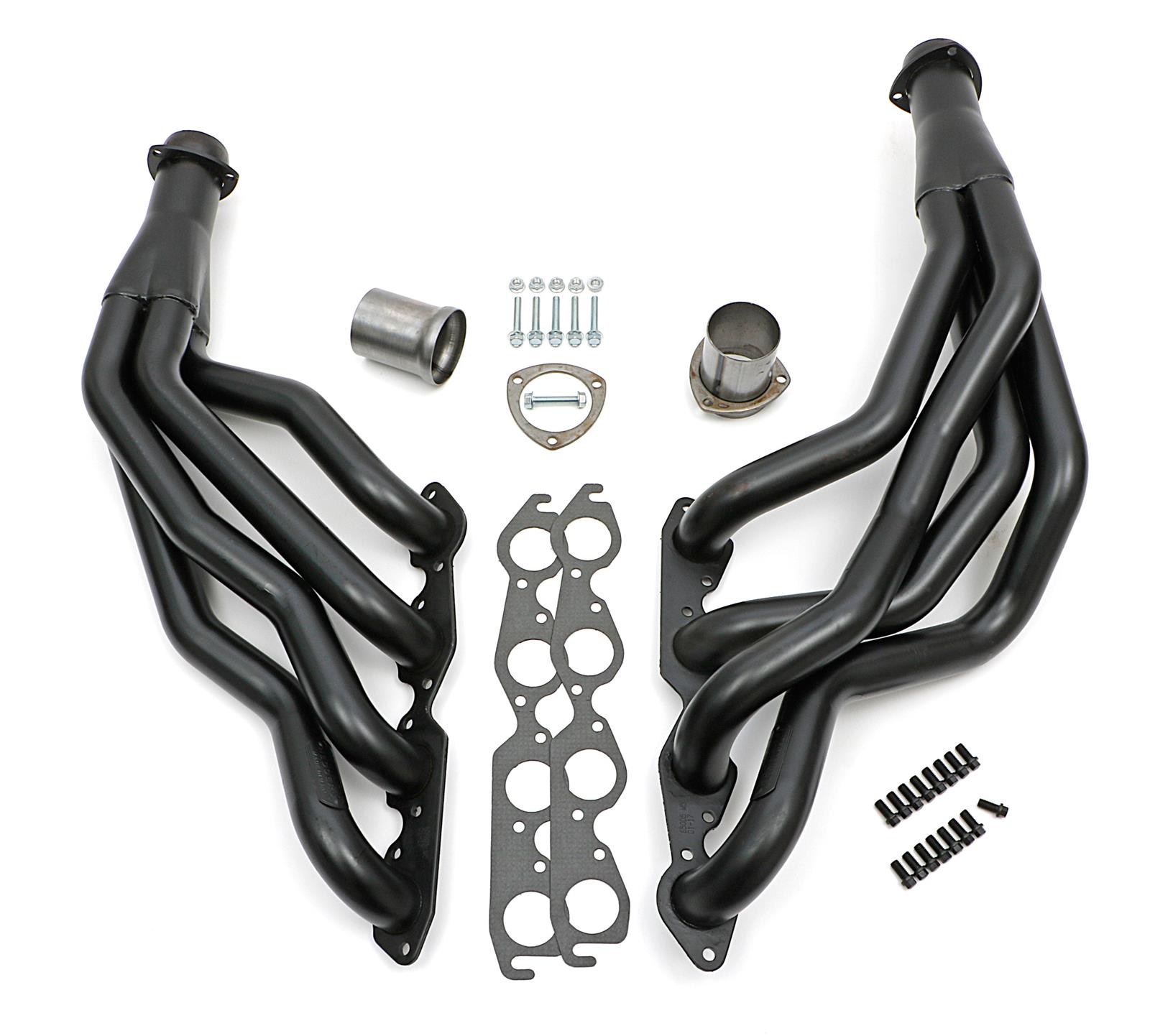 Hedman Specialty and Engine Swap Headers 65005 Headers, Swap, Long Tube, Steel, Temporary Paint, Chevy, Big Block, Pair