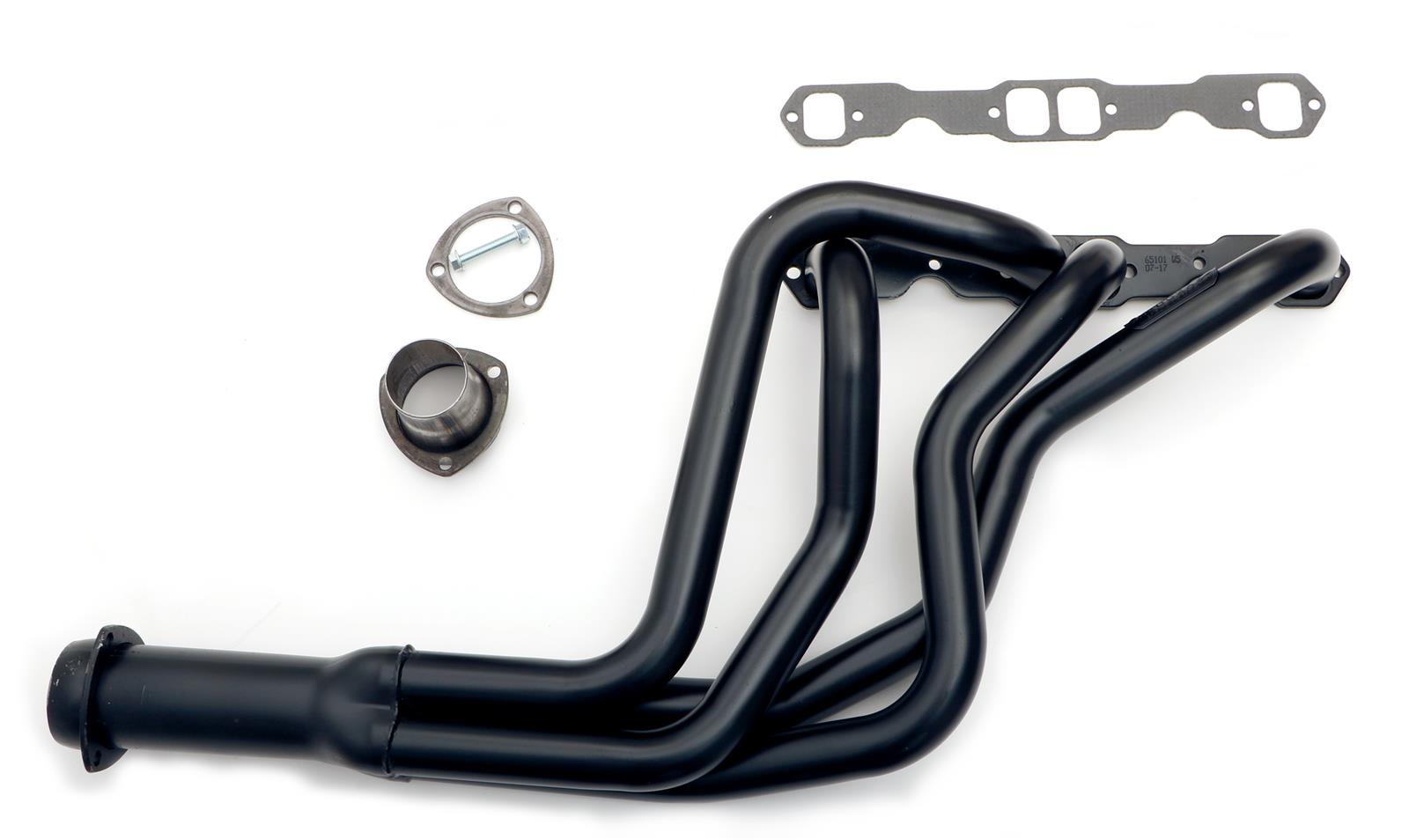 Hedman Street Headers for 1964-1977 MALIBU, EL CAMINO, 1964-1973 CHEVELLE - 65101 Headers, Street, Long Tube, Steel, Temporary Paint, Chevy, Small Block, Pair thumbnail 5