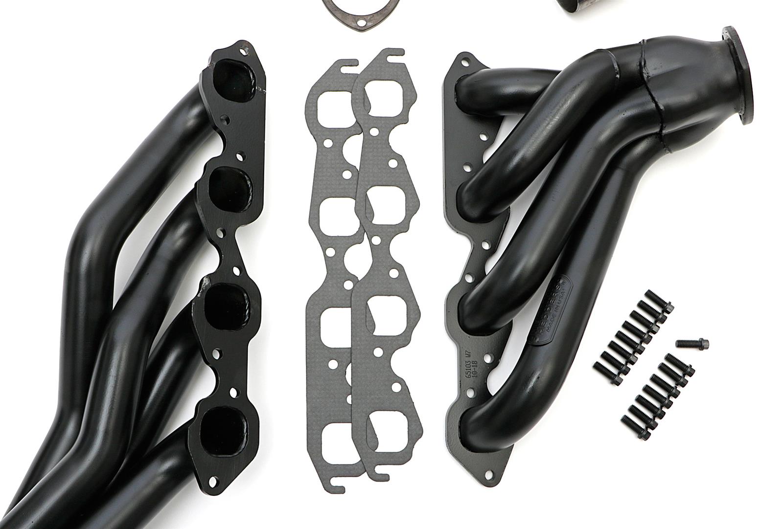Hedman Street Headers 65103 Headers, Street, Mid-Length, Steel, Temporary Paint, Chevy, GMC, Big Block, Pair thumbnail 6