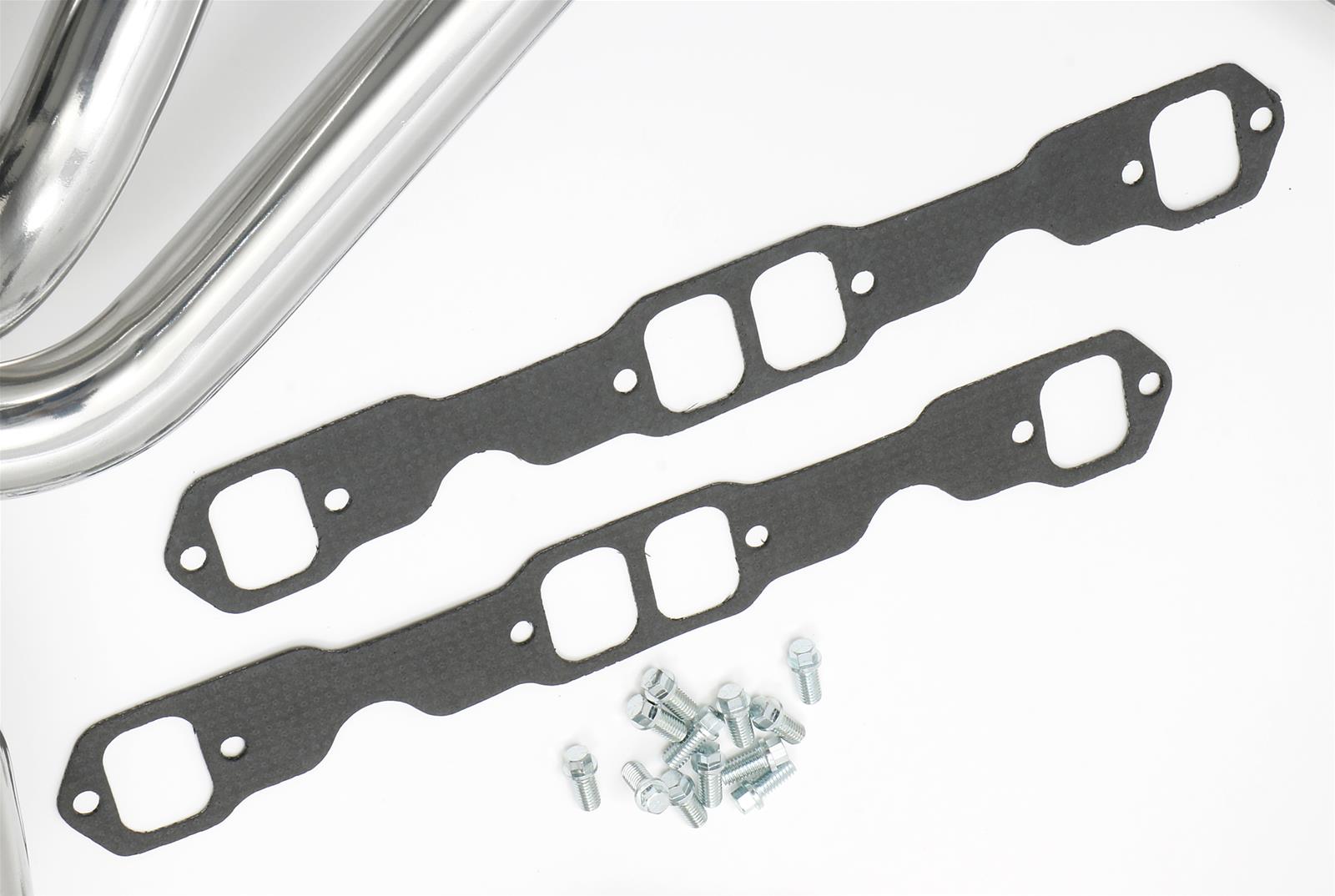 Hedman Street Headers for 1964-1977 MALIBU, EL CAMINO, 1964-1973 CHEVELLE - 66101 Headers, Street, Long Tube, Steel, Silver Ceramic Coated, Chevy, Small Block, Pair thumbnail 7