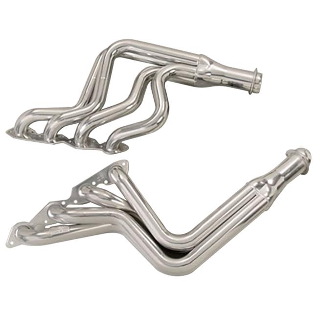 Hedman Street Headers 66105 Headers, Street, Long Tube, Steel, Silver Ceramic Coated, Chevy, 396, 402, 427, 454, Pair thumbnail 7