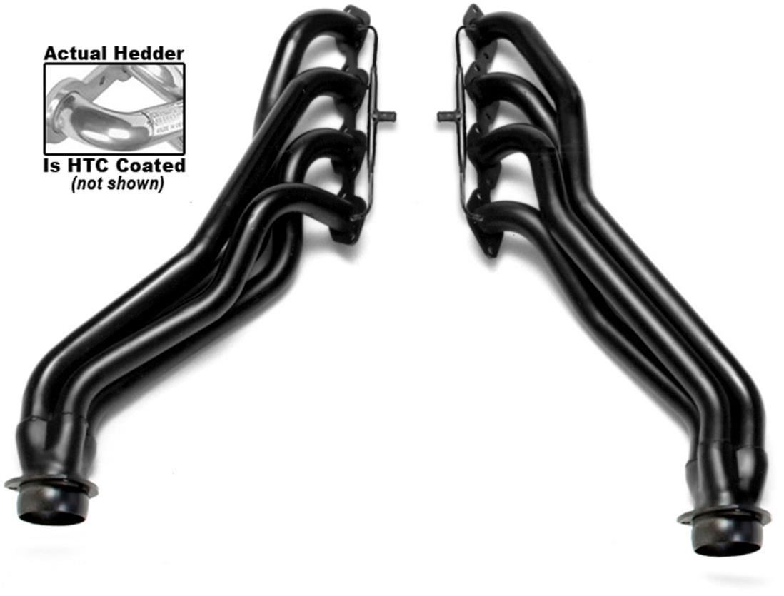 Hedman Street Headers 66391 Headers, Street, Long Tube, Steel, Silver Ceramic Coated, Chevy, GMC, 454, Pair thumbnail 3
