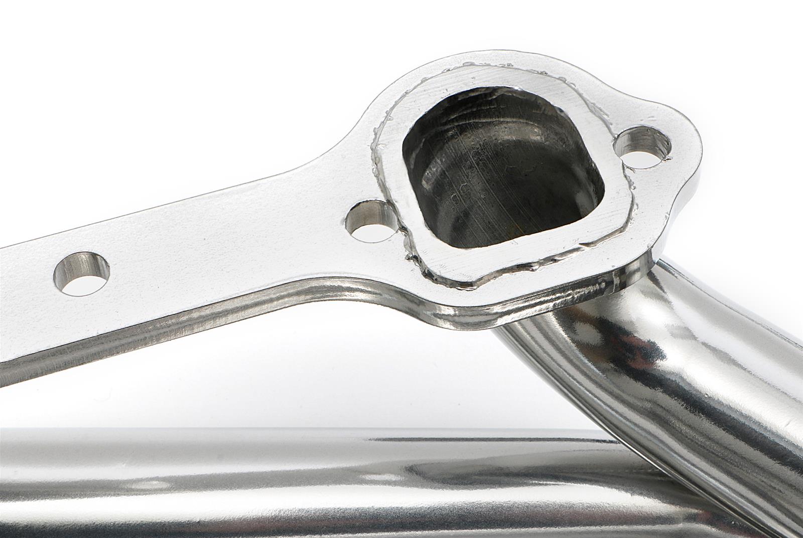 Hedman Hot Rodz Engine Swap Headers 66539 Headers, Swap, Mid-Length, Steel, Silver Ceramic Coated, Chevy, GMC, Small Block, Pair thumbnail 2