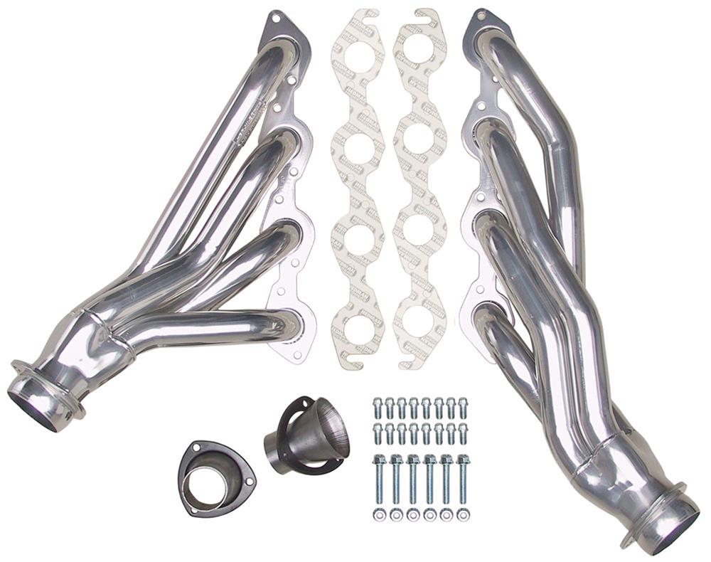 Hedman Street Headers 66617 Headers, Street, Mid-Length, Steel, Silver Ceramic Coated, Chevy, Big Block, Pair thumbnail 4