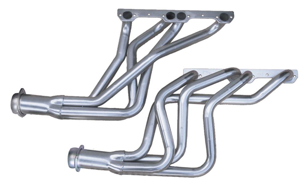 Hedman Elite Extreme-Duty Headers 67278 Headers, Extreme-Duty, Long Tube, Steel, Silver Ceramic Coated, Chevy, Small Block, Pair thumbnail 4