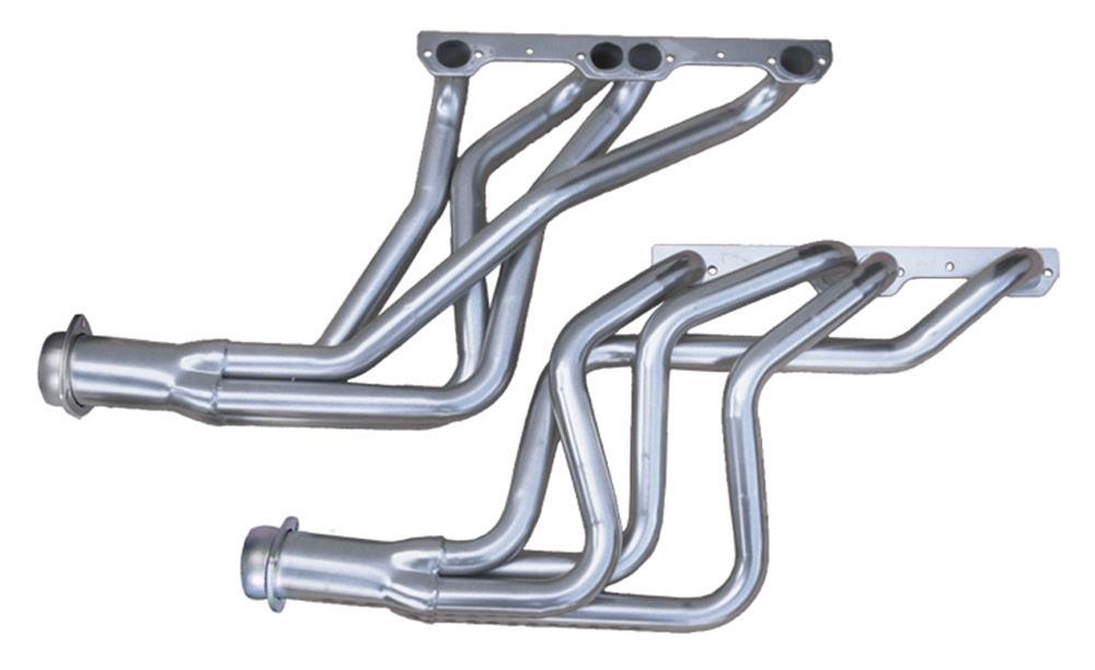 Hedman Elite Extreme-Duty Headers 67298 Headers, Extreme-Duty, Long Tube, Steel, Silver Ceramic Coated, Chevy, Small Block, Pair thumbnail 4