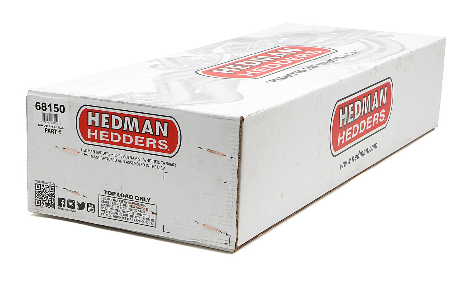 Hedman Hot Rodz Engine Swap Headers 68150 Headers, Swap, Long Tube, Steel, Temporary Paint, GM, A Body, Pair thumbnail 5